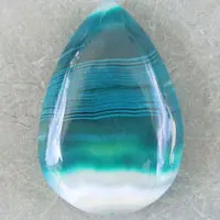 Blue agate B cabochon