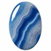 Our blue agate cabochons