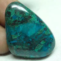 Chrysocolla F cabochon