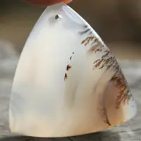 Dendritic agate P cabochon
