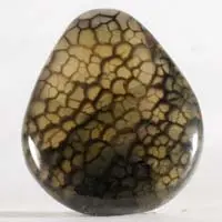 Dragon veins agate cabochon