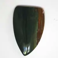 Gary green jasper A cabochon