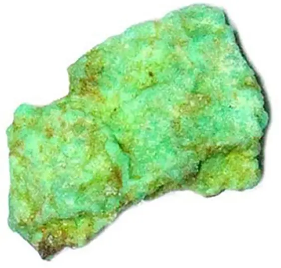 Gaspeite stone with green veins