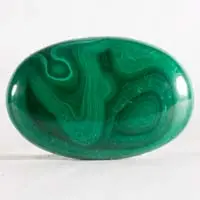 Malachite B cabochon