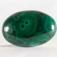 Malachite D cabochon