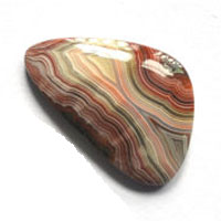 Mexican Crazy Lace agate A1 cabochon