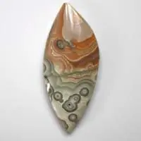 Mexican Crazy Lace agate D cabochon