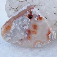 Mexican Crazy Lace agate T cabochon