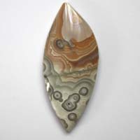 Mexican Crazy Lace agate D cabochon