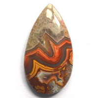 Mexican Crazy Lace agate G cabochon