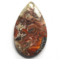 Mexican Crazy Lace agate K cabochon