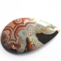 Mexican Crazy Lace agate M cabochon
