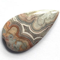 Mexican Crazy Lace agate N cabochon