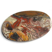 Mexican Crazy Lace agate S cabochon