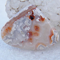 Mexican Crazy Lace agate T cabochon
