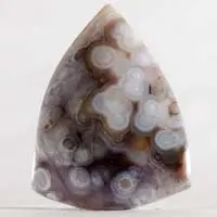 Moon agate cabochon