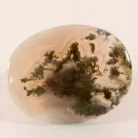 Moss agate B cabochon