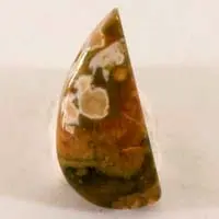 Rainforest jasper A cabochon