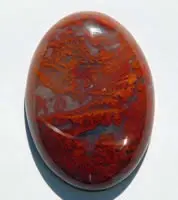 Utha moss agate cabochon