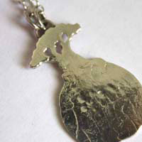 The baobabs, The Saint-Exupéry Little Prince tree necklace in silver
