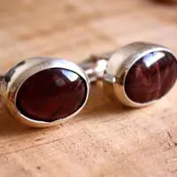 Tiger’s Eye, animal instinct cufflinks in silver and Tiger’s Eye