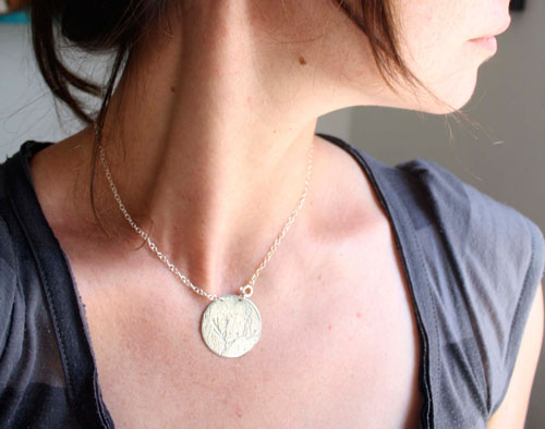 The Little Prince’s volcano, emotions through Saint-Exupéry’s eyes necklace in silver
