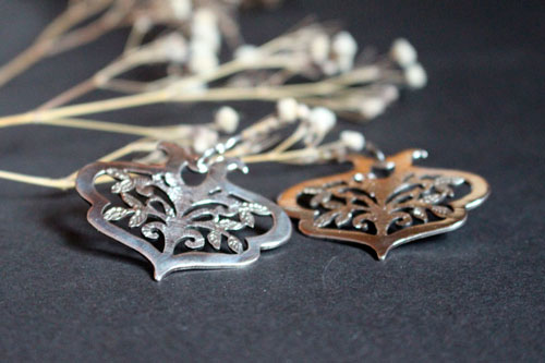 The sacred tree, tree of life earrings in sterling silver