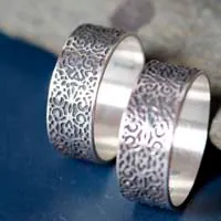Victorian wedding bands