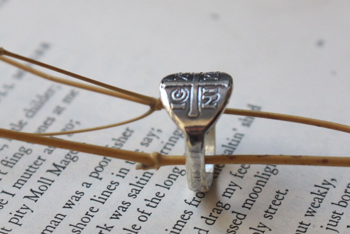 XC IC NIKA, Christian ring in sterling silver