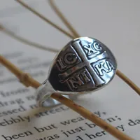 XC IC NIKA, Christian ring in sterling silver