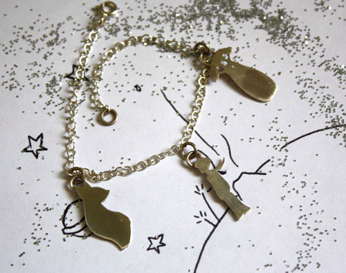 Your memories, symbols from the Little Prince in silver