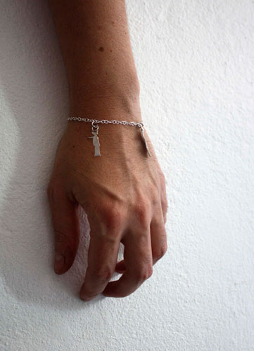 Your memories, the little prince memories bracelet in sterling silver