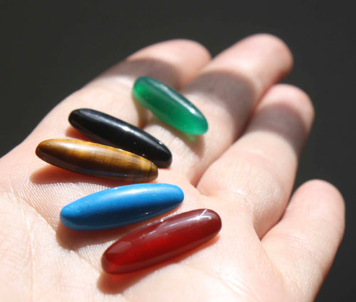 Zephyrine, sterling silver ring with a gemstone of your choice: onyx, tiger eye, howlite, red agate or green agate