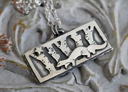 Follow your star pendant, reflection of affection and vigilance for the Celts