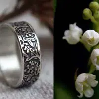 Lily of the valley ring