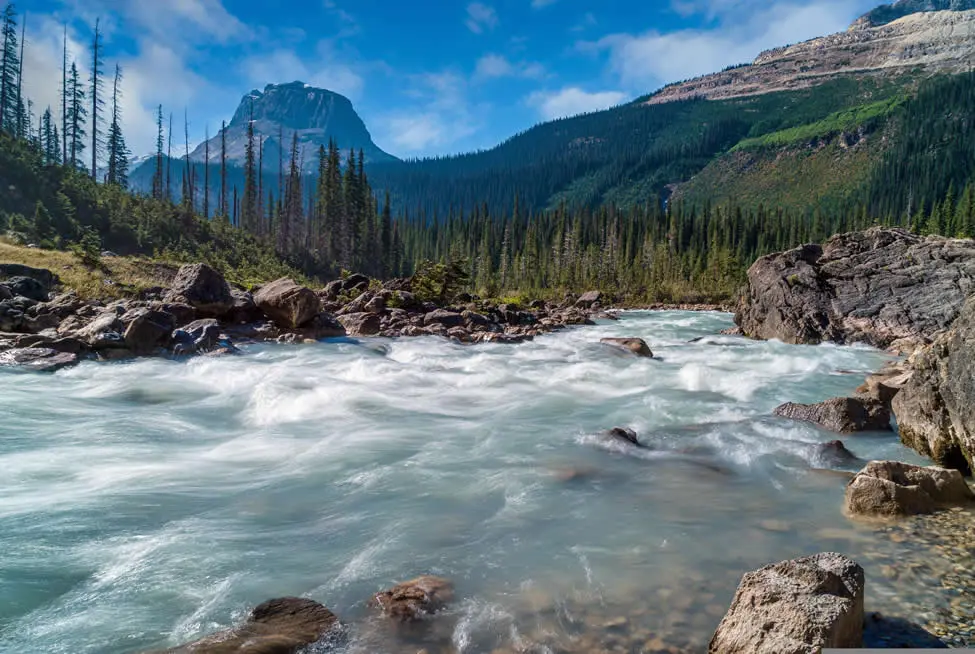 Landscape of the vast open spaces of North America.