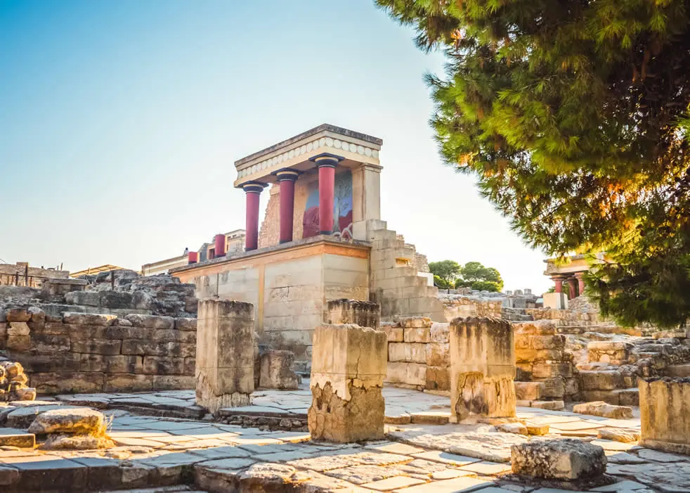 The Palace of Knossos, an emblematic building of Minoan Crete