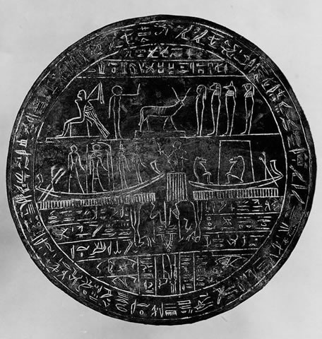 The hypocephalus of Djed-Hor which belonged to the Egyptian priest