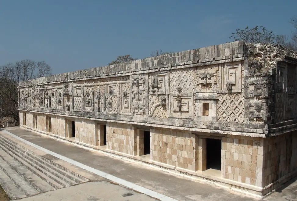 Archaeological site of Uxmal in Mexico
