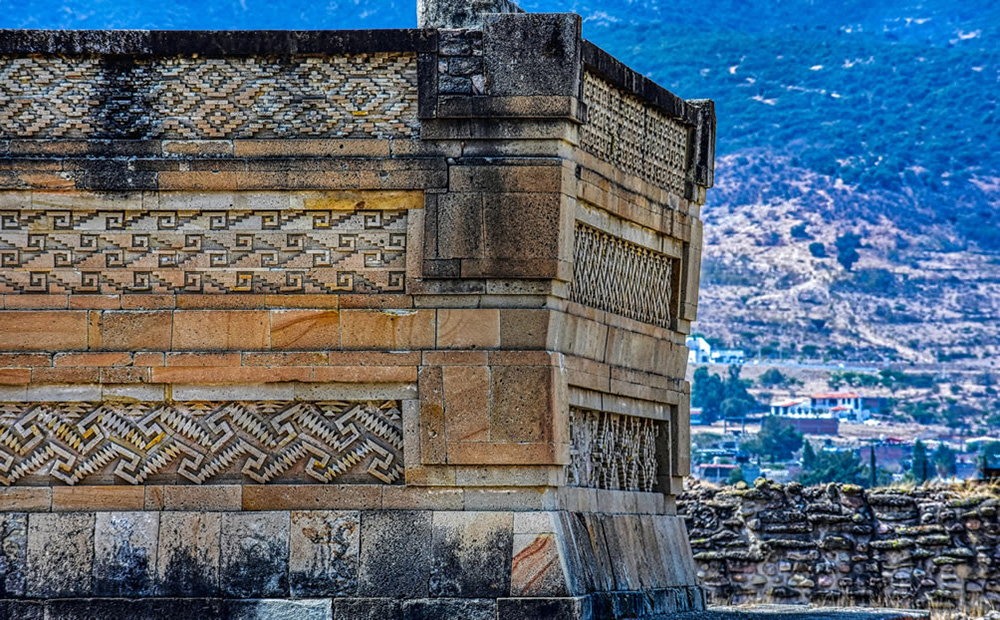 Greeks from the Palace of the Priest of Mitla, Oaxaca, Mexico