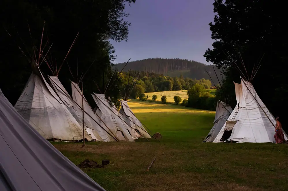 Tipi from a Native American tribe
