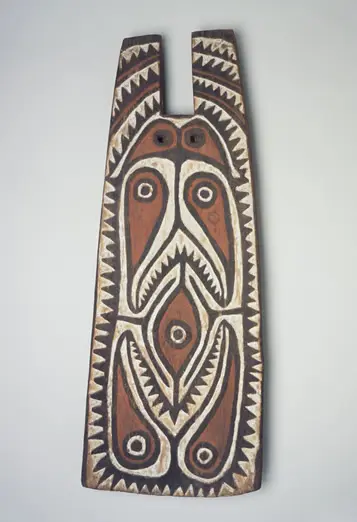 Shield of Elema culture of the Gulf of Papua, Pacific island