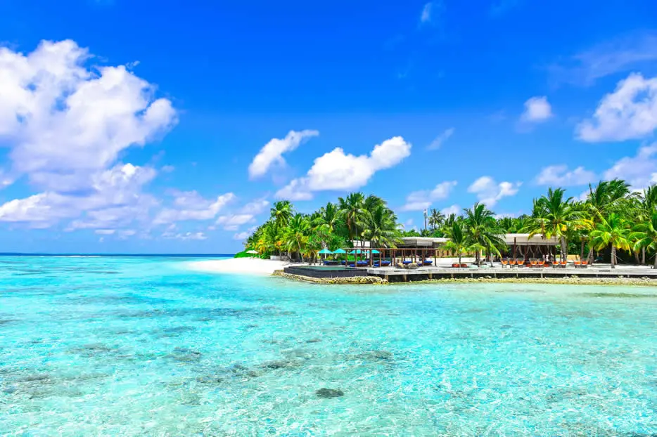 Pacific Islands landscape inspired by Oceanian cultures and traditions