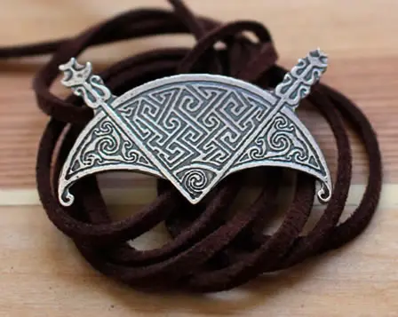 The Cadboll crescent moon necklace