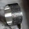 Japanese turtle shell ring