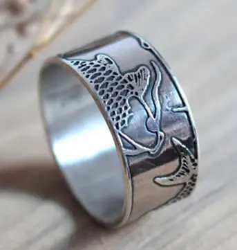 Japanese koi carp ring