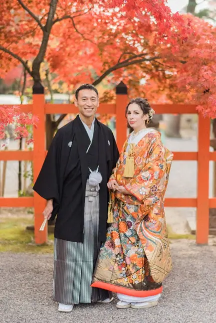 Traditional japanese wedding