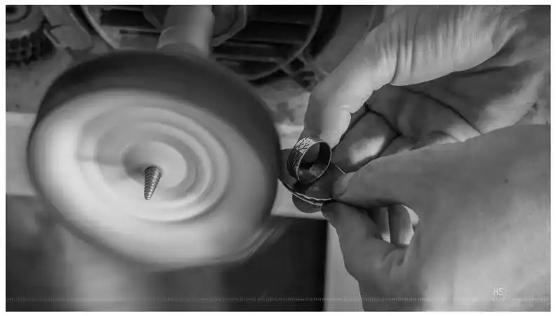 Polishing sterling silver jewelry