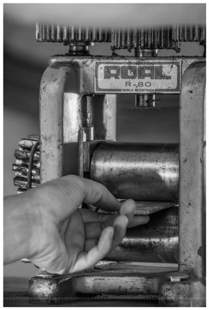 Laminating a sterling silver sheet