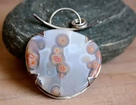 Ocean jasper pendant In the heart of the ocean
